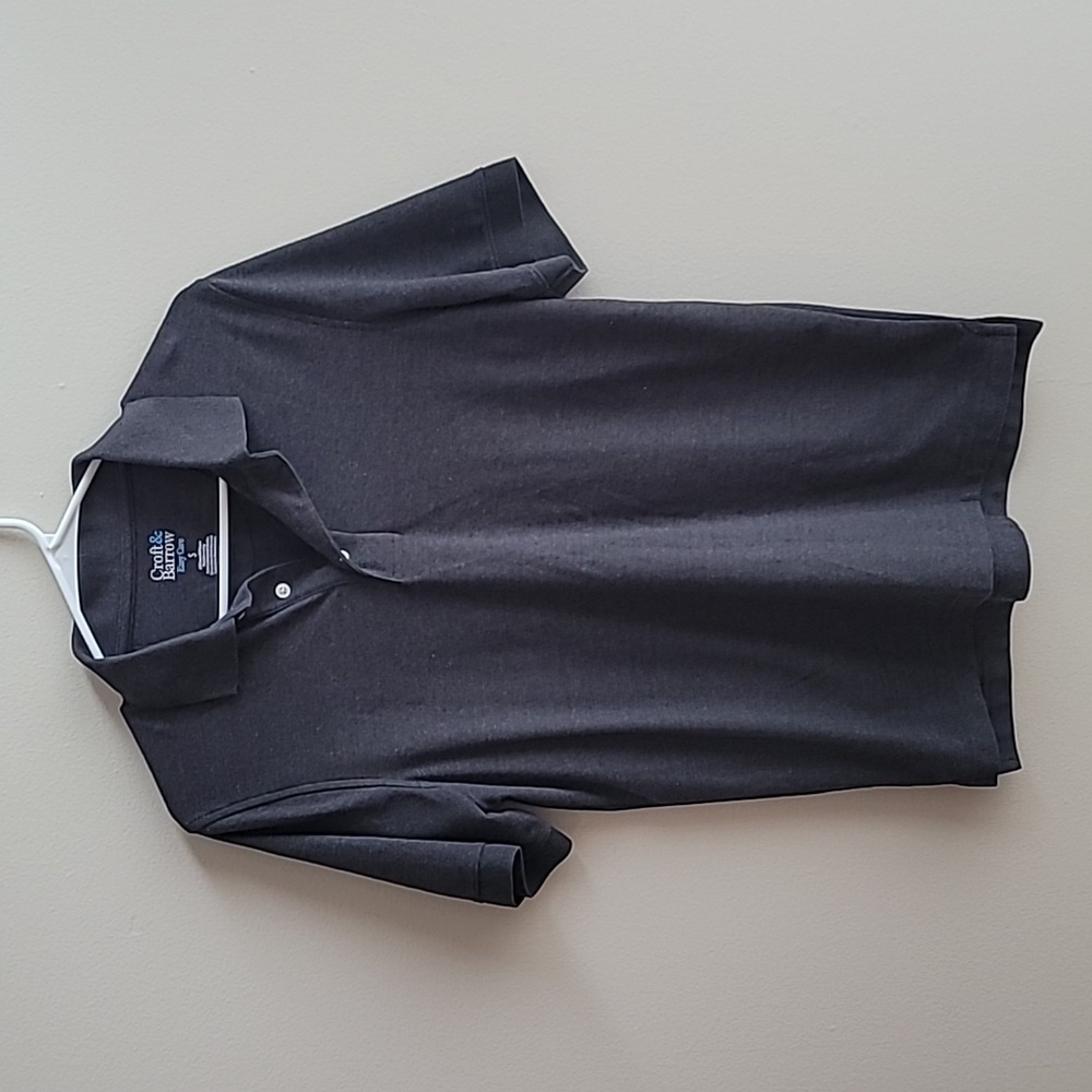 Croft & Barrow Grey Gray Men's Polo (Small)